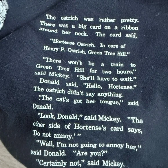 Disney Black Long Hoodie with Character Detail - Picture 4 of 4